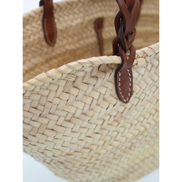 Prada Woven Palm Leather Tote Bag - Picture 7 of 9